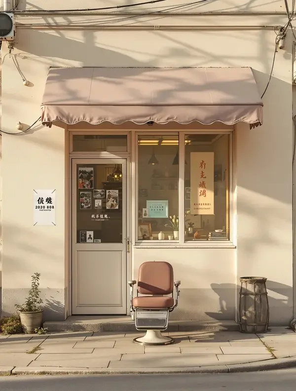黄果魔改《老街理发店》封面 - 年代情怀治愈情感短剧